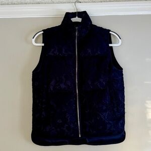 ++Sandro Blue Puffy Vest, Size 0++
